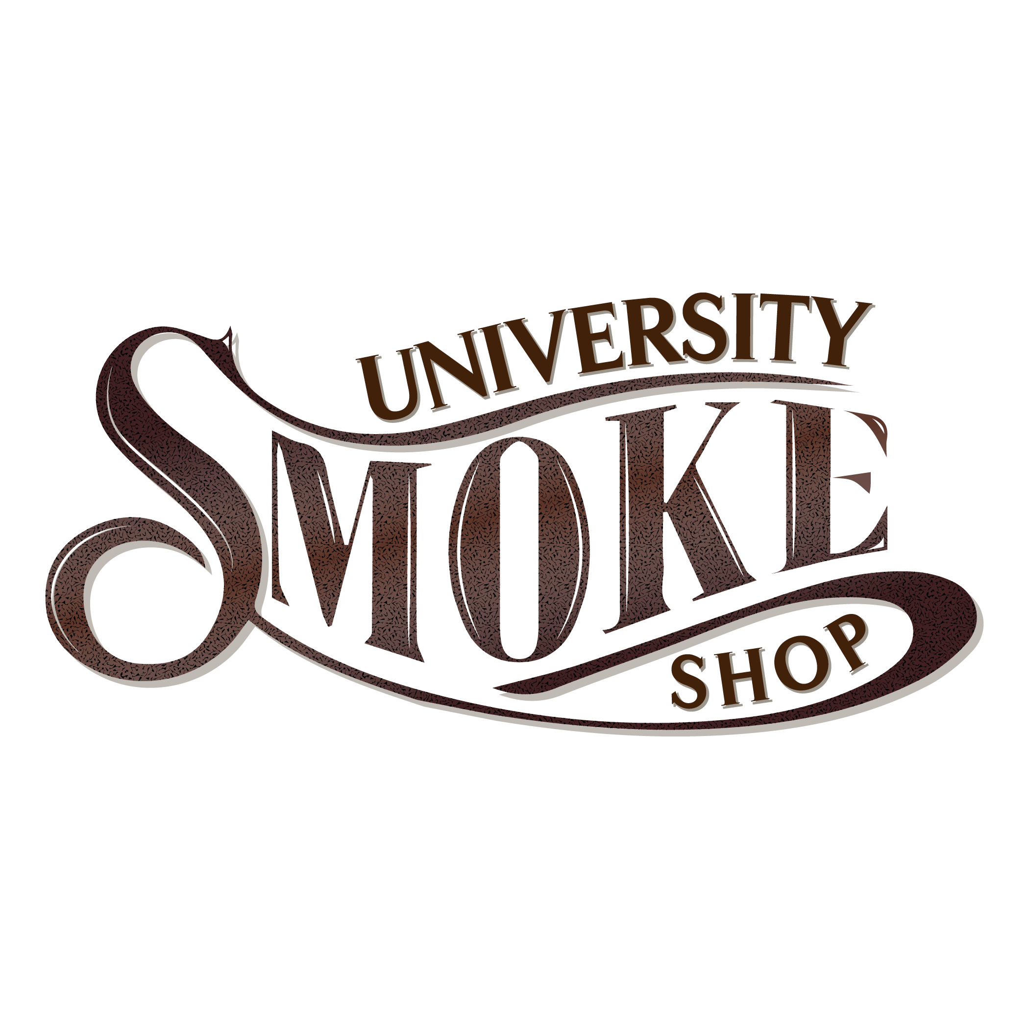 University Smoke Shop logo design by ParkWest Creative Solutions
